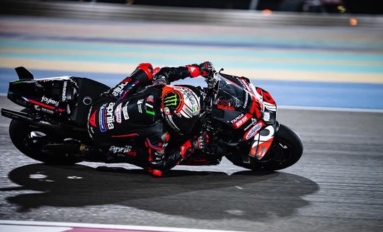 Aprilia Racing Tembus Sembilan Besar di MotoGP Qatar