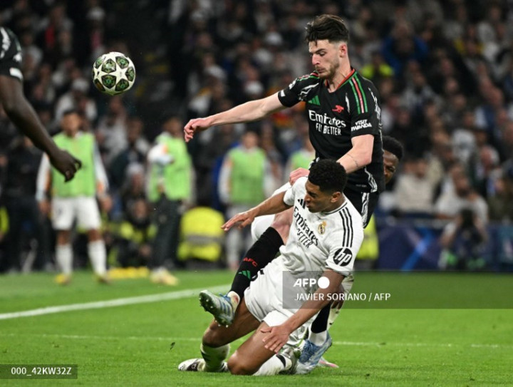 Rice Pimpin Arsenal Kalahkan Madrid Lagi