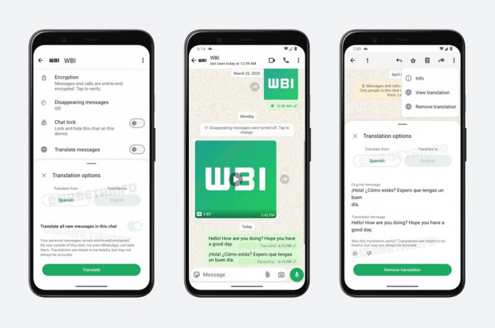 Pengguna WhatsApp Beta Dapatkan Update Penerjemah