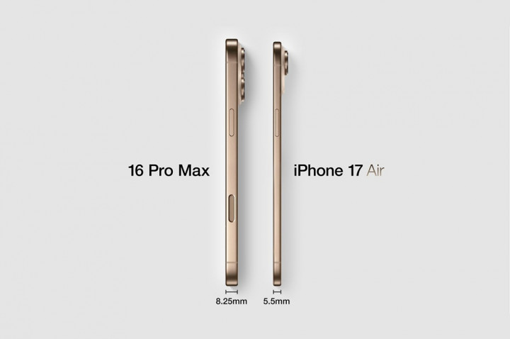iPhone 17 Air Usung Dimensi Sangat Tipis