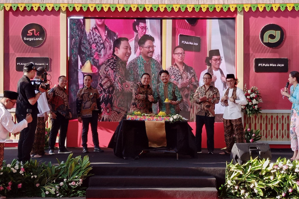 Suasana peresmian kerja sama Sarga Land dengan PMJ untuk membangun pacuan kuda di JIEPP. (Foto: Zam/Medcom.id)