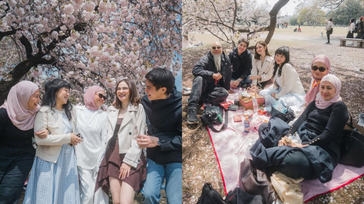 El Rumi Liburan ke Jepang Bersama Keluarga Syifa Hadju