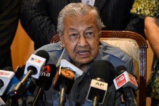 Mantan Perdana Menteri Mahathir Mohamad. Foto: AFP