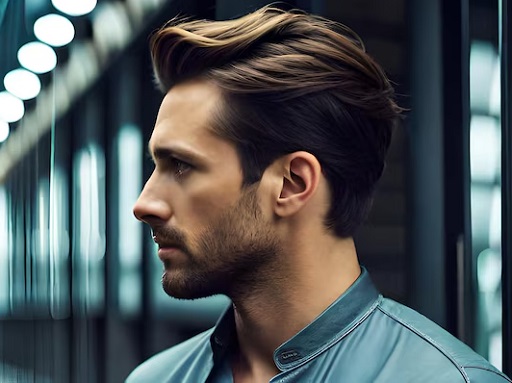 Rambut Short Slick Back. Ilustrasi Freepik