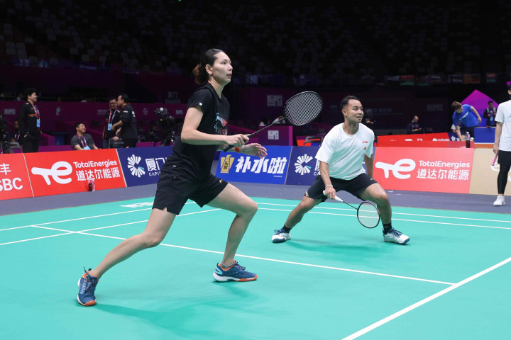 Tim Bulu Tangkis Indonesia Mulai Beradaptasi dengan Arena Piala Sudirman 2025