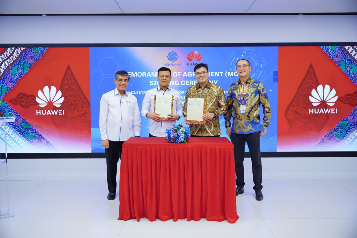 Kemenaker dan Huawei Fokus Cetak Talenta Digital untuk Industri Masa Depan