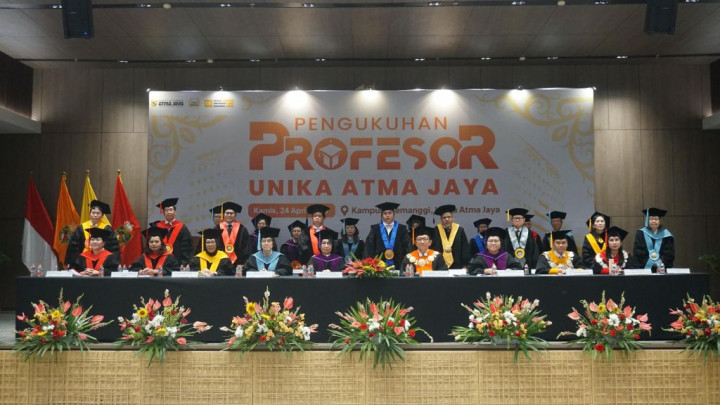 Unika Atma Jaya Tambah Guru Besar Baru, Kini Total Ada 27 Profesor