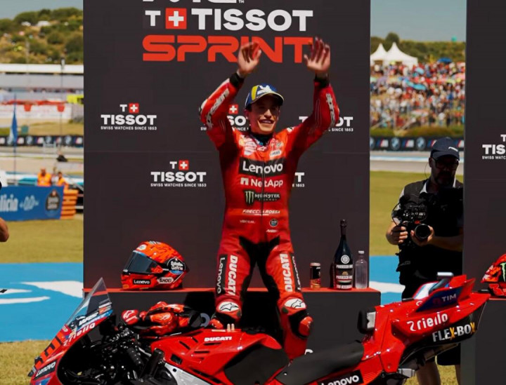 Menangi Sprint Race GP Spanyol, Marquez Sempurna di Awal Musim