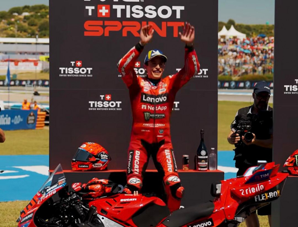 Marc Marquez menangi Sprint Race GP Spanyol. (instagram @marcmarquez93)