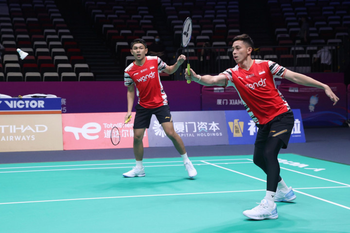 Piala Sudirman 2025: Fajar/Rian Buka Keunggulan Indonesia atas Inggris