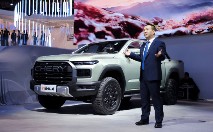 Chery HIMLA Jadi Contoh Mobil Pikap Disuntik Hybrid