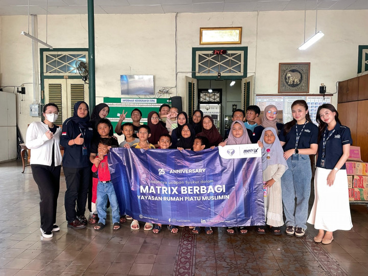 Matrix NAP Info Rayakan 25 Tahun dengan Berbagi Bersama