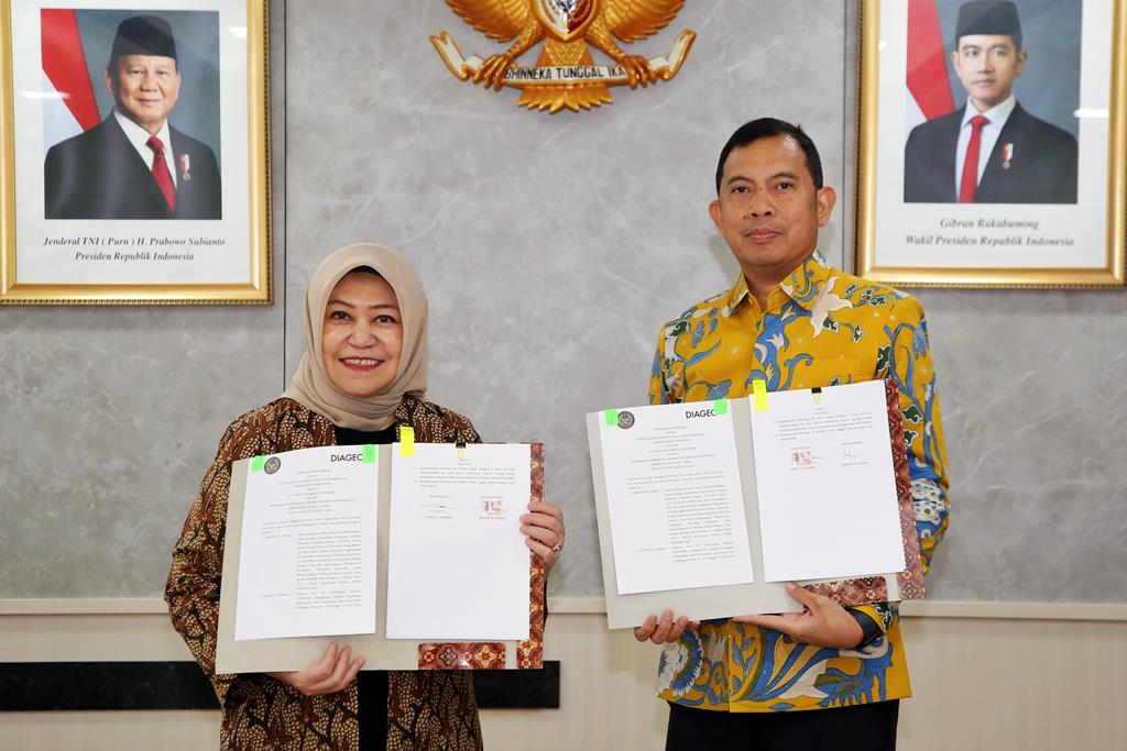 Prosesi MOU Kementerian Pariwisata Republik Indonesia, dengan Diageo Indonesia. Dok. Ist