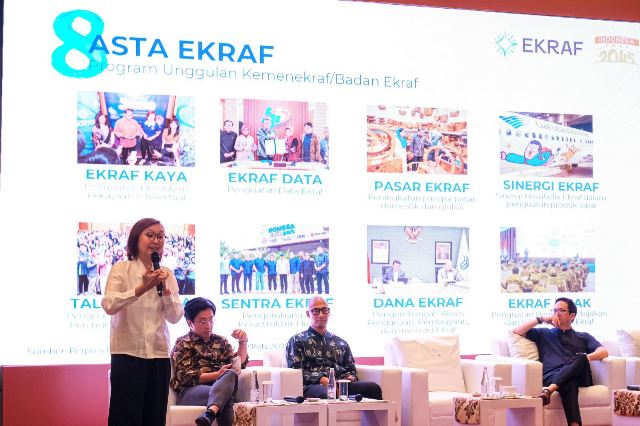  Ekraf kini dipercaya sebagai The New Engine of Growth atau mesin baru pertumbuhan ekonomi Indonesia. (Foto: Dok. Birkom Kemenekraf)