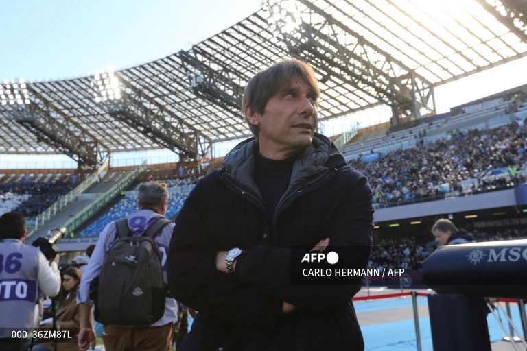 Pelatih Napoli, Antonio Conte (AFP/Carlo Hermann)