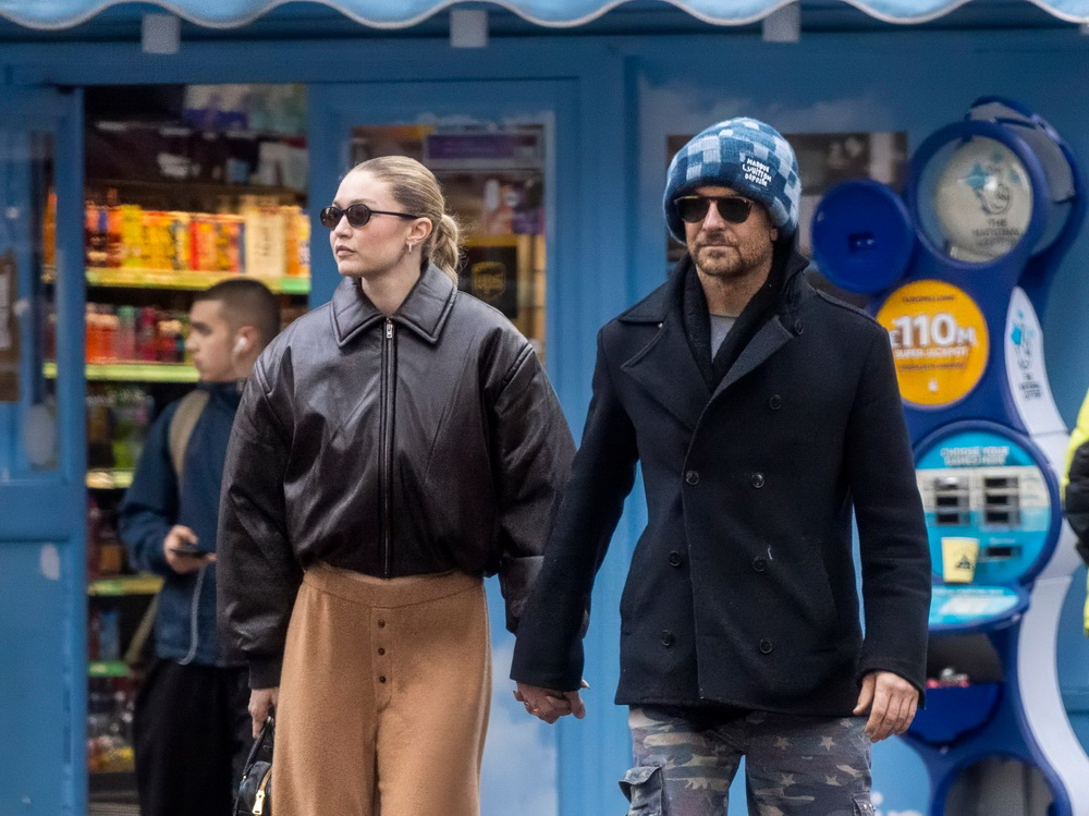 Gigi Hadid dan Bradley Cooper (Foto: gettyimages)