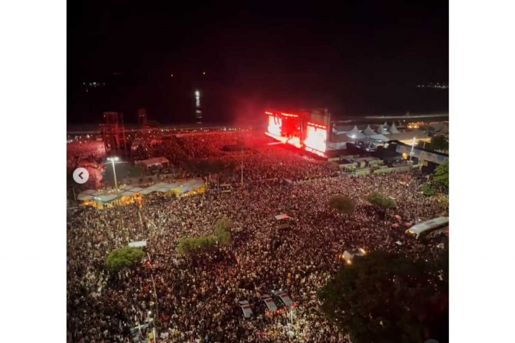 Jutaan orang menonton konser Lady Gaga (Foto: Instagram/ladygaga)