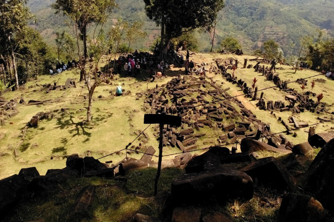 Situs Gunung Padang. MI/Budi Kansil