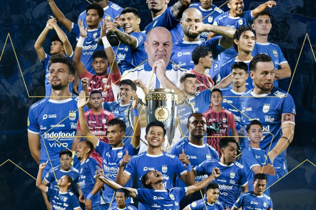 Poster Persib juara Liga 1 Indonesia 2024/2025. (Foto: Instagram resmi Persib)