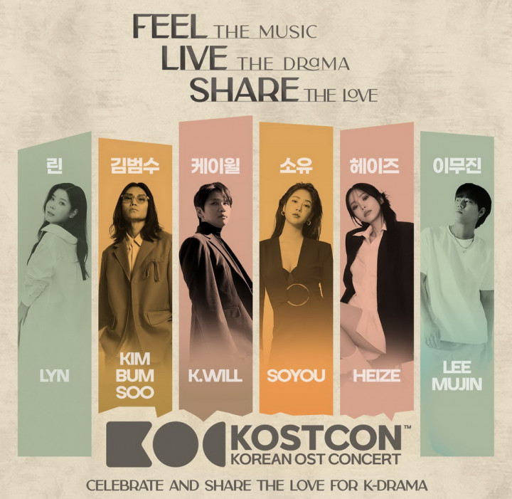 Kostcon 2025, Konser OST Drakor Terbesar akan Digelar di Jakarta