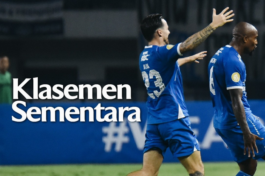 Selebrasi gol pemain Persib Bandung. (Foto: Instagram resmi Persib)