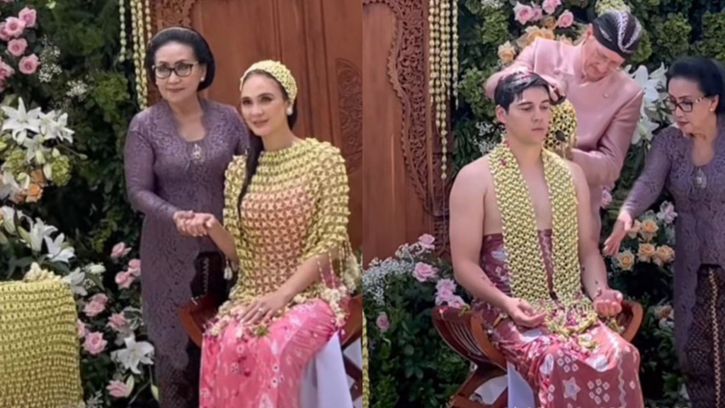 Momen Haru Prosesi Siraman Luna Maya dan Maxime Bouttier Jelang Pernikahan