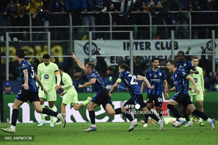 Inter Milan Vs Barcelona: Drama Tujuh Gol, Nerazzurri Singkirkan Blaugrana dan Melaju ke Final