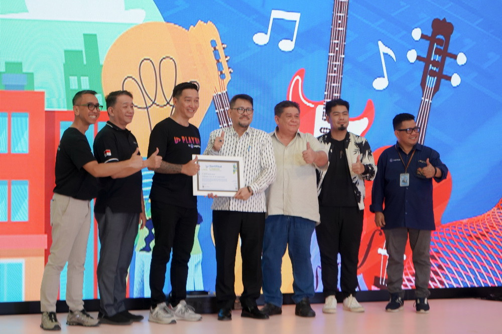 Konferensi Pers PlayUp by Langit Musik (Foto: Medcom.id/Nuel)