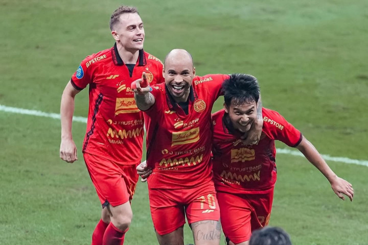 Persija Akhiri Puasa Kemenangan dengan Melumat Bali United