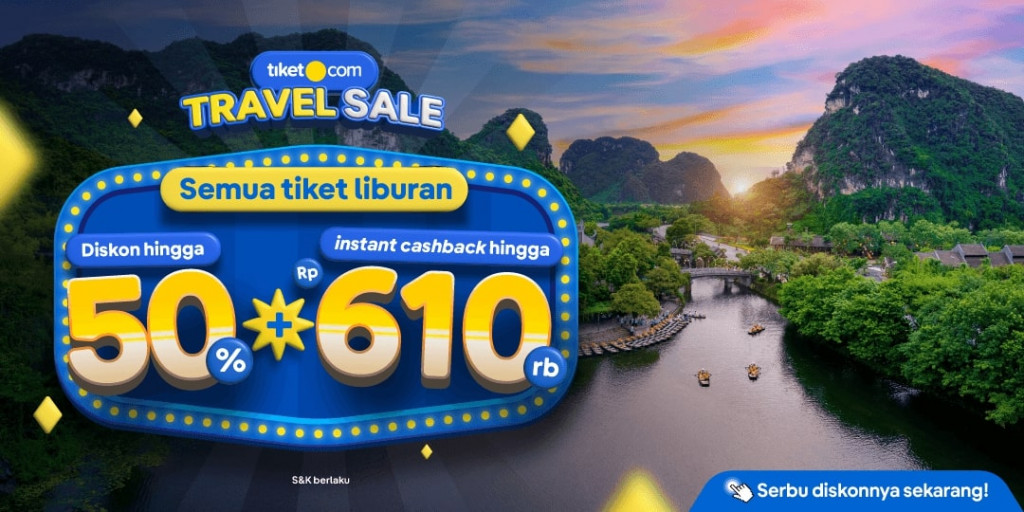 Liburan singkat bersama Tiket.com Travel Sale.