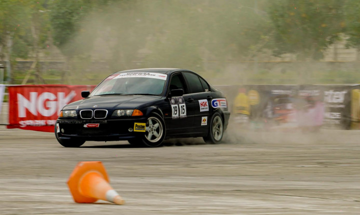 Komunitas Drifting Bali-Lombok Unjuk Skill di Sirkuit Mandalika