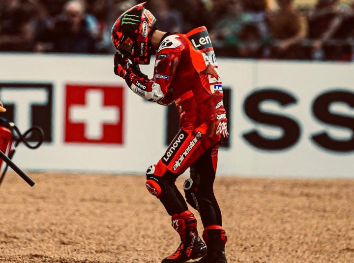 Melempem di Le Mans, Bagnaia Frustasi dengan Motor Ducati