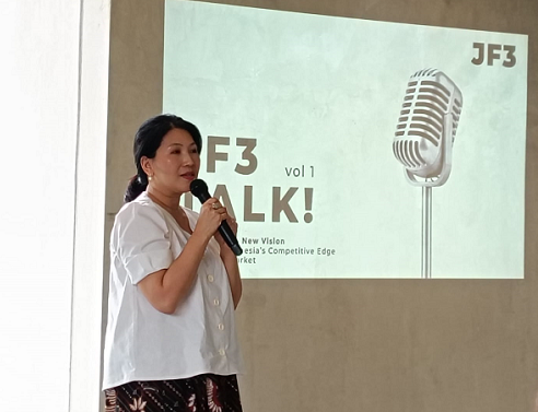 Thresia Mareta, Founder JF3. (Foto: Dok. Yuni)