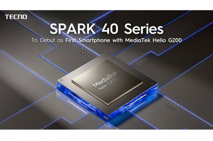 Tecno Spark 40 Pro+ Jadi yang Pertama Pakai Helio G200