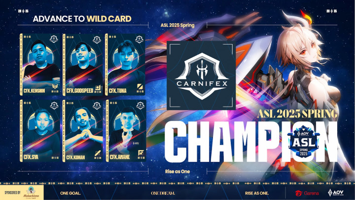 Carnifex Rebut Gelar ASL 2025 Spring, Siap ke APL 2025 Wild Card