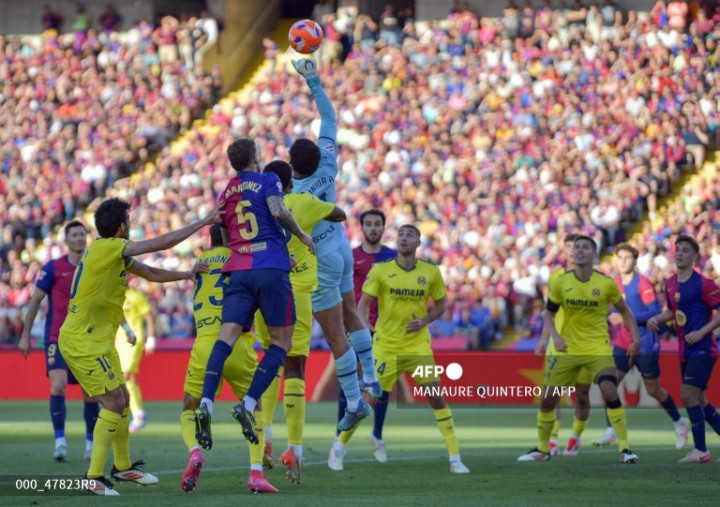 Villarreal Coreng Perayaan Juara Barcelona