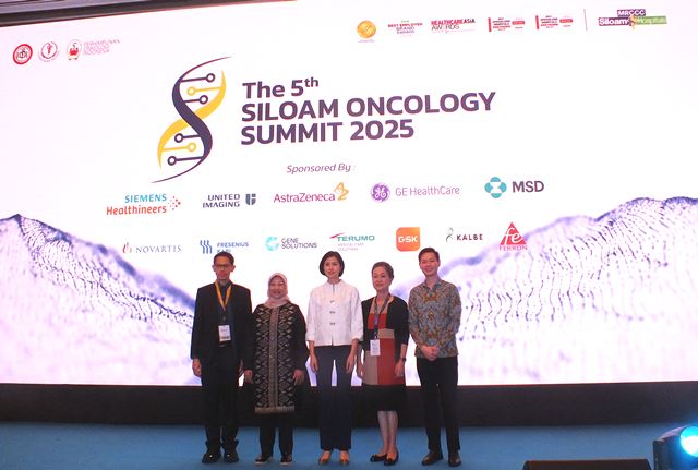  MRCCC Siloam Hospitals Semanggi tunjukkan komitmennya dalam mengembangkan inovasi penanganan kanker di Indonesia melalui SOS 2025. (Foto: Dok. Istimewa)
