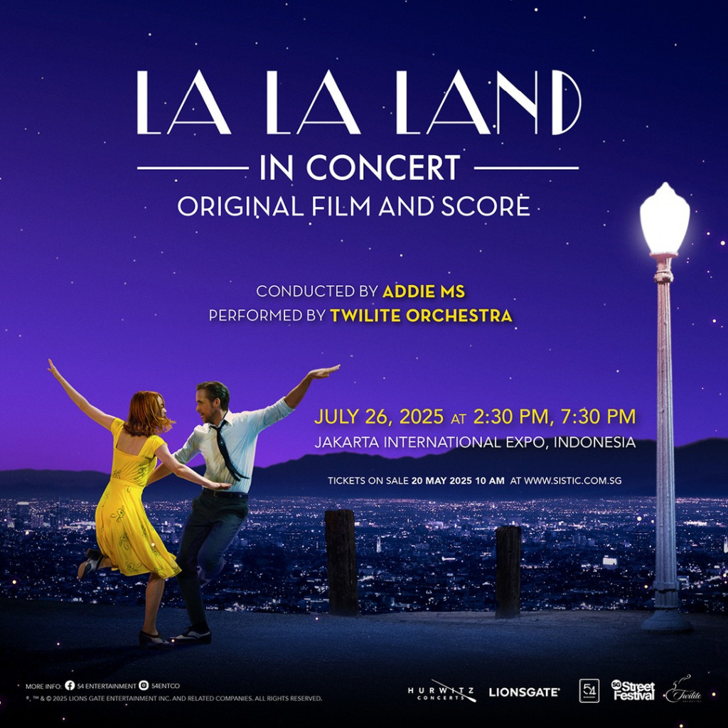 La La Land in Concert 2025 hadir di Jakarta (Instagram @sisticsingapore) 