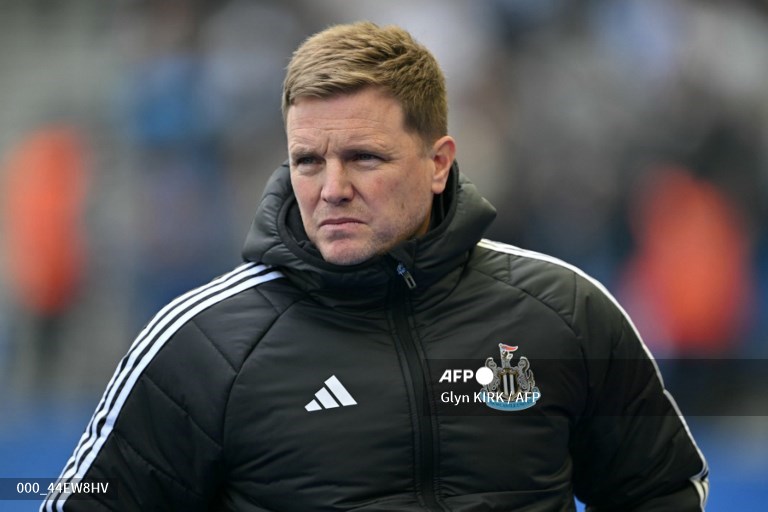 Pelatih Newcastle United, Eddie Howe (AFP/Glyn Kirk)