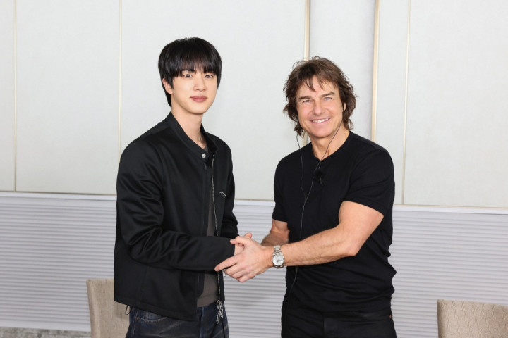 Bertemu Jin, Tom Cruise Akui <i>Ngefans</i> dengan BTS