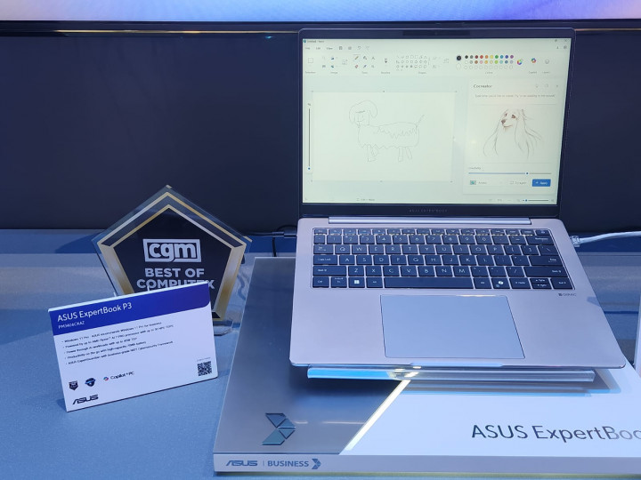 ExpertBook P3 Muncul, Laptop Profesional 66 TOPS