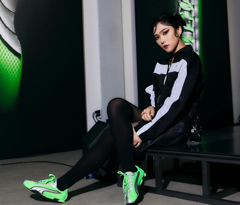 Intip Gaya Edgy Isyana Sarasvati di Peluncuran Koleksi PUMA H-Street