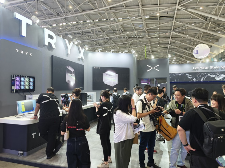 Menarik Perhatian, TRYX Pamer Desain Panggung di Pendingin CPU