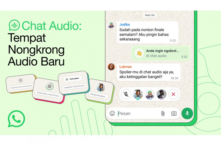 WhatsApp Sekarang Bisa Chat Audio di Dalam Grup