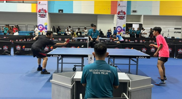 Seleknas Tenis Meja Piala Menpora Dimulai