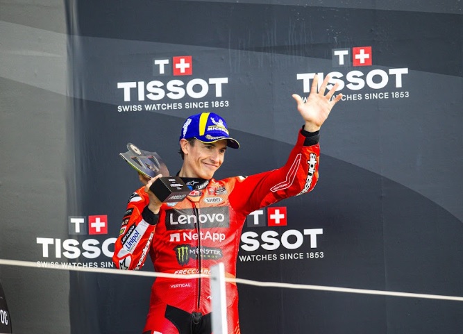 Enaknya Jadi Marc Marquez! Setelah Jatuh Boleh Start Ulang dan Akhirnya Podium