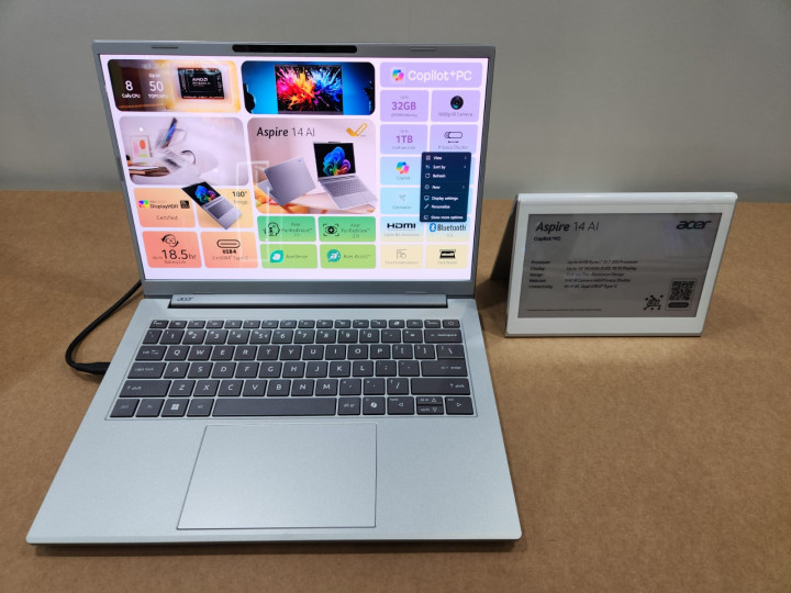 Era Baru PC AI Acer: Aspire 14 & 16 AI, Tiga Pilihan Prosesor