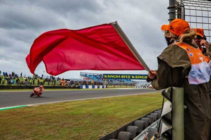 Kondisi Apa Saja yang Memicu Bendera Merah Dikibarkan di MotoGP?