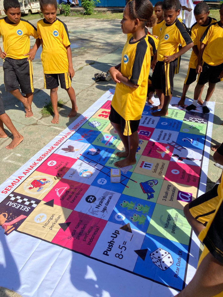 Siswa di Sentani Makin Semangat Sekolah, Belajar Lebih Menyenangakan Lewat Program AKSI