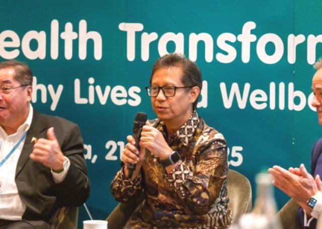 Event WHA ke-78 ini membahas pentingnya strategi inovatif seperti transfer teknologi dalam bidang kesehatan. (Foto: Dok. Birkom Kemenkes)